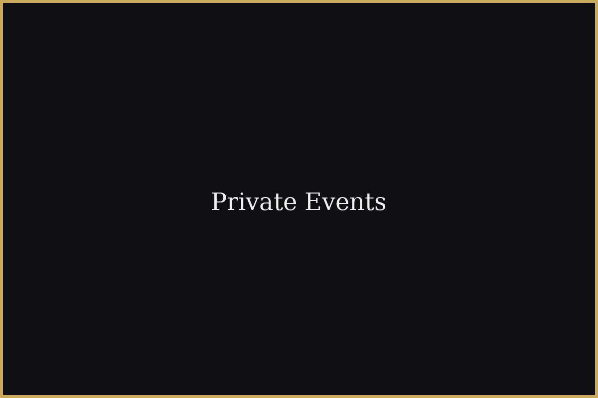 Private Events